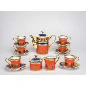 Bộ trà 1.25L - Tulip Trắng - Trống Đồng