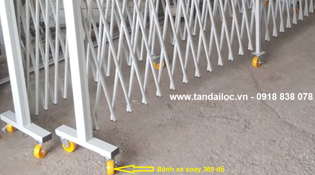 HÀNG RÀO KÉO NGANG XẾP GỌN