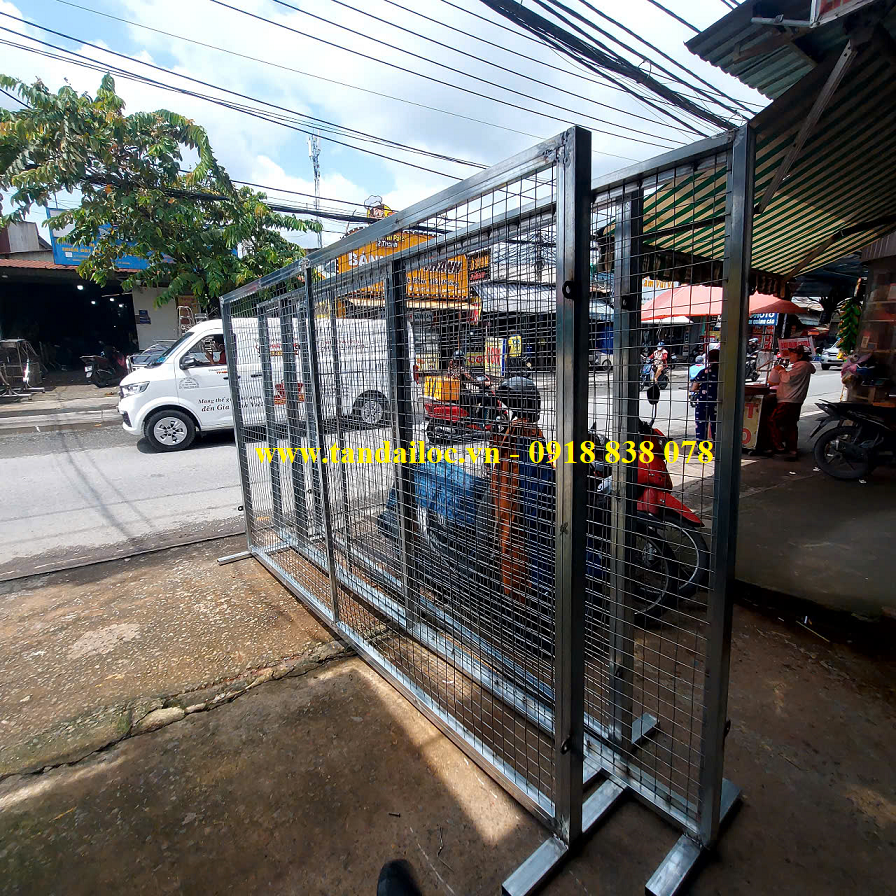 Sản xuất gia công khung hàng rào thép