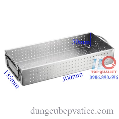 khay đựng thìa đũa inox 304, khay inox chữ nhật ráo nước muỗng đũa, khay ráo nước thìa dũa