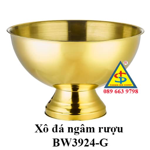 Xô ướp rượu vang, xo uop ruou, xô đá ướp rượu bia màu vàng