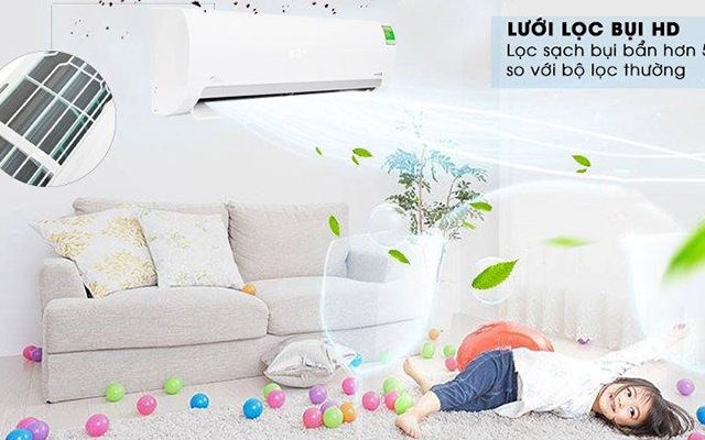 điều hòa midea thanh lọc không khí hiệu quả