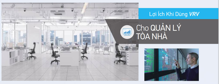 Điều hòa trung tâm Daikin VRV lắp tòa nhà văn phòng