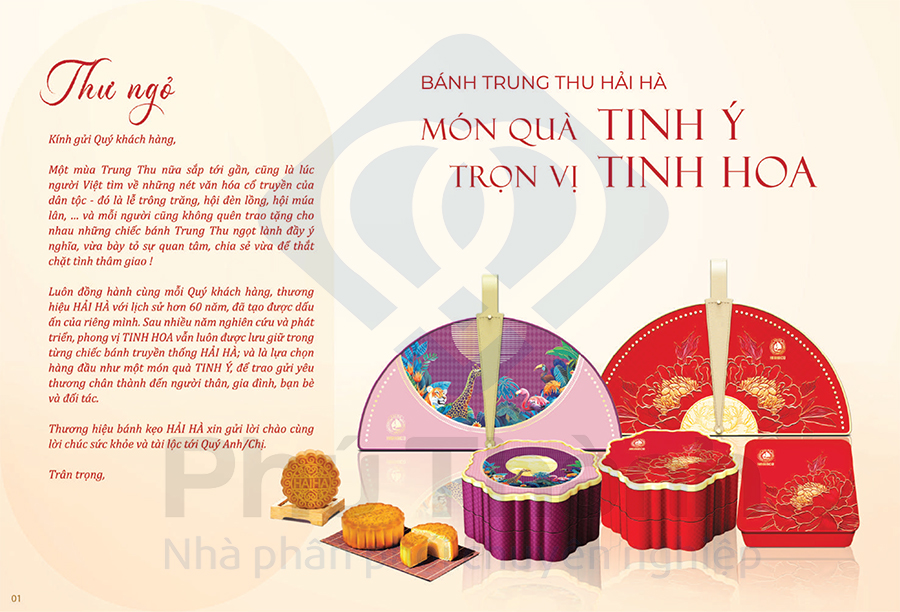 Bảng giá bánh trung thu Hải Hà 2025