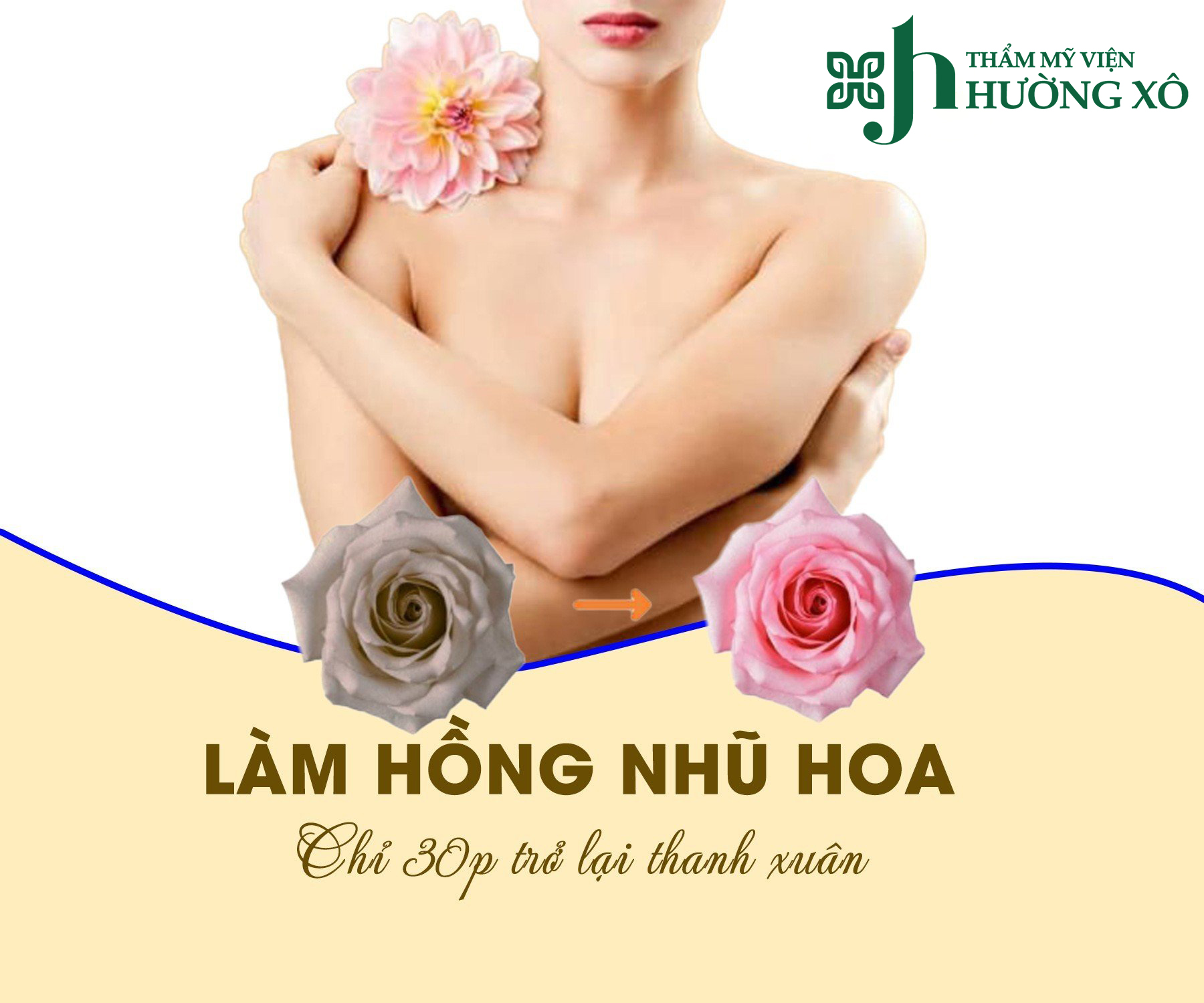 Làm hồng nhũ hoa