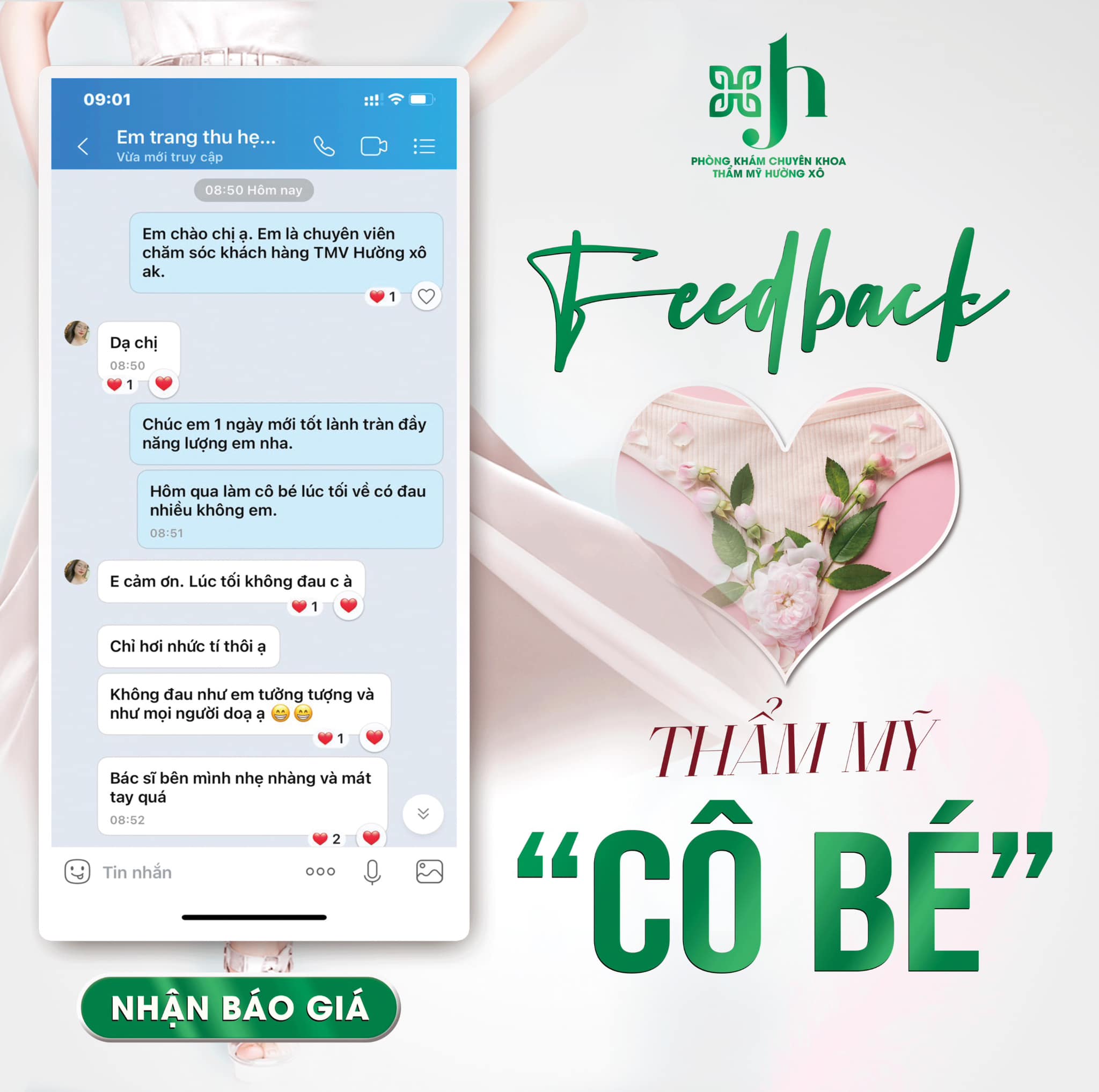 Thu gọn môi lớn môi bé
