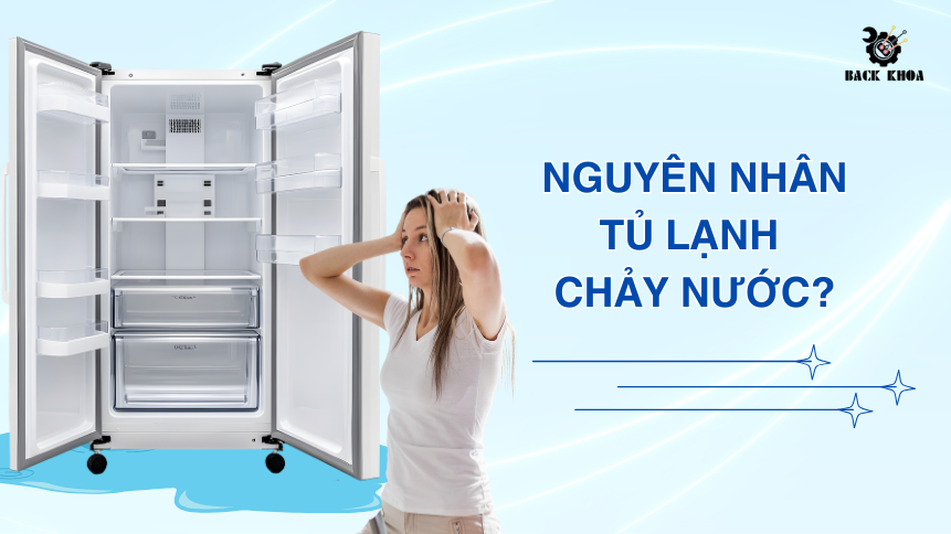 Nguyên nhân do đâu mà tủ lạnh bị chảy nước