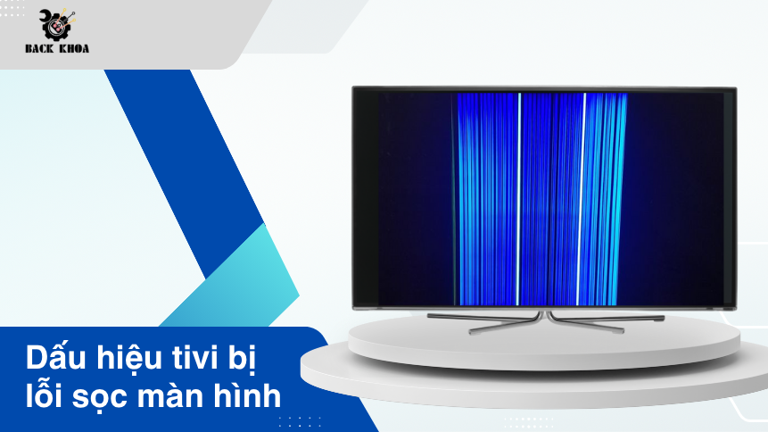Dấu hiệu nhận biết tivi đang bị lỗi sọc màn hình