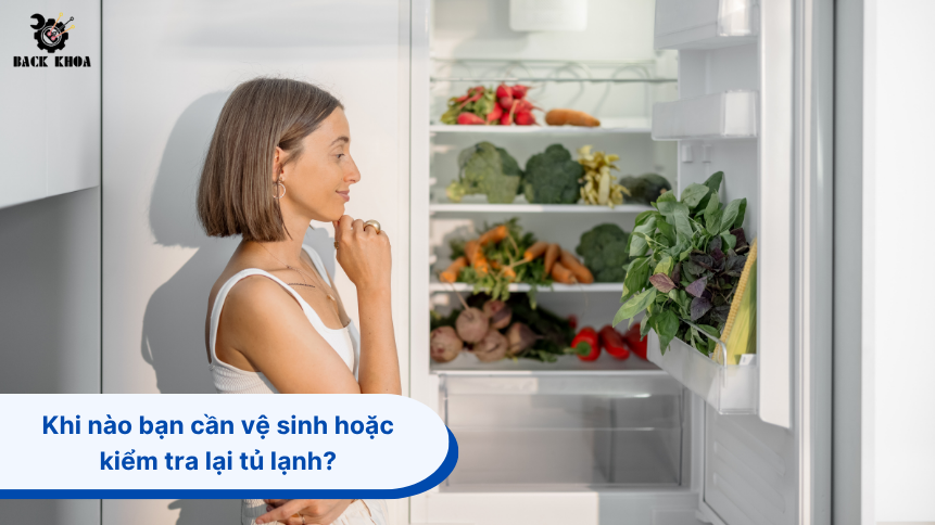 Khi nào bạn cần vệ sinh hoặc kiểm tra lại tủ lạnh