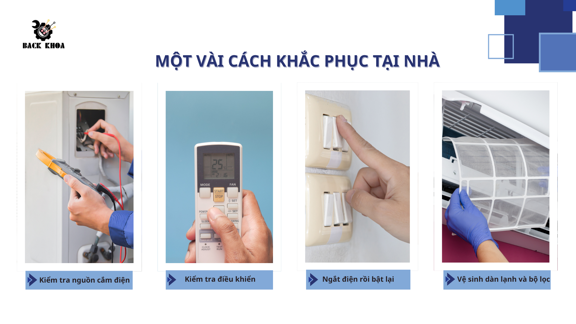 Một vài cách khắc phục tại nhà