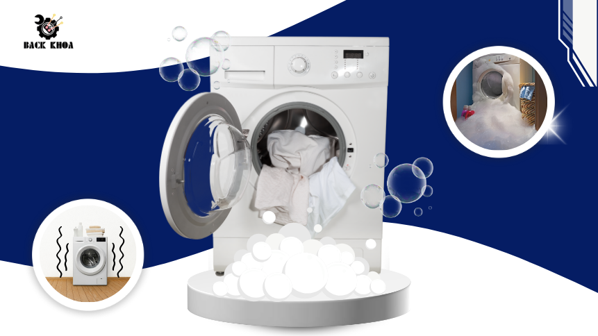 Các dấu hiệu máy giặt hỏng thường gặp