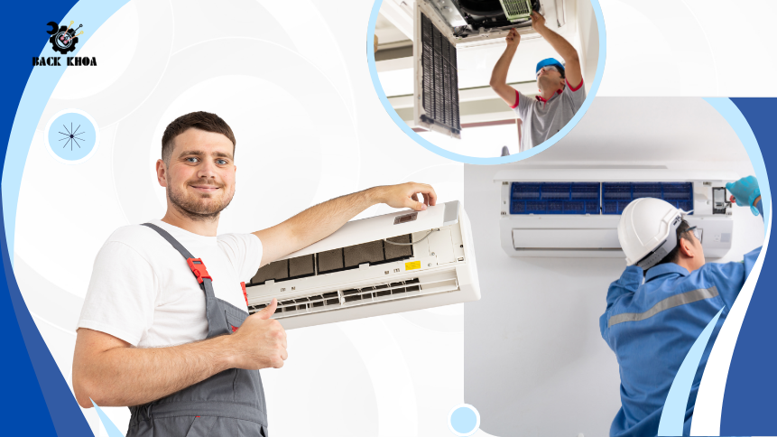 Dịch vụ vệ sinh điều hòa tại nhà của Bách Khoa Thiên Hà