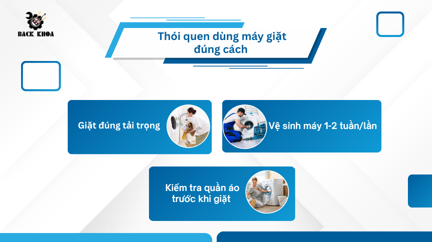 Thói quen dùng máy giặt đúng cách tránh lỗi không vắt được