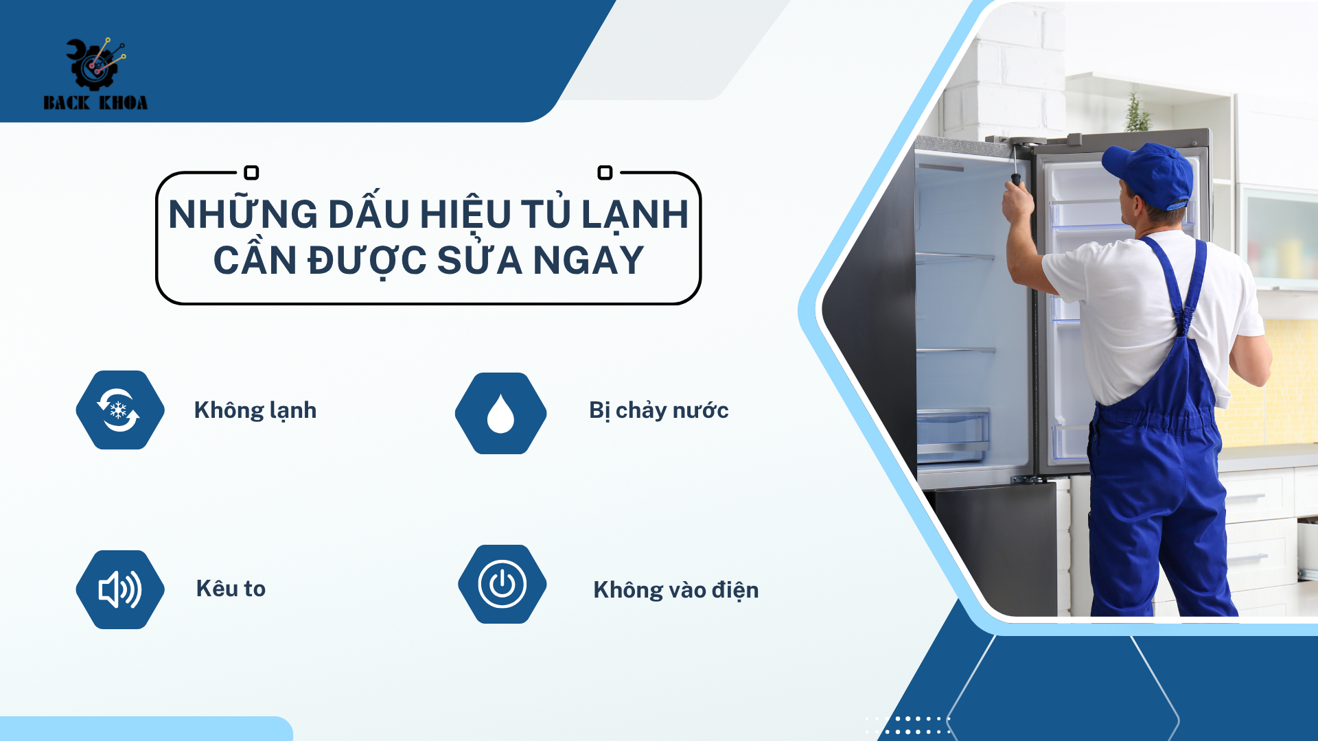 Những dấu hiệu tủ lạnh cần được sửa ngay