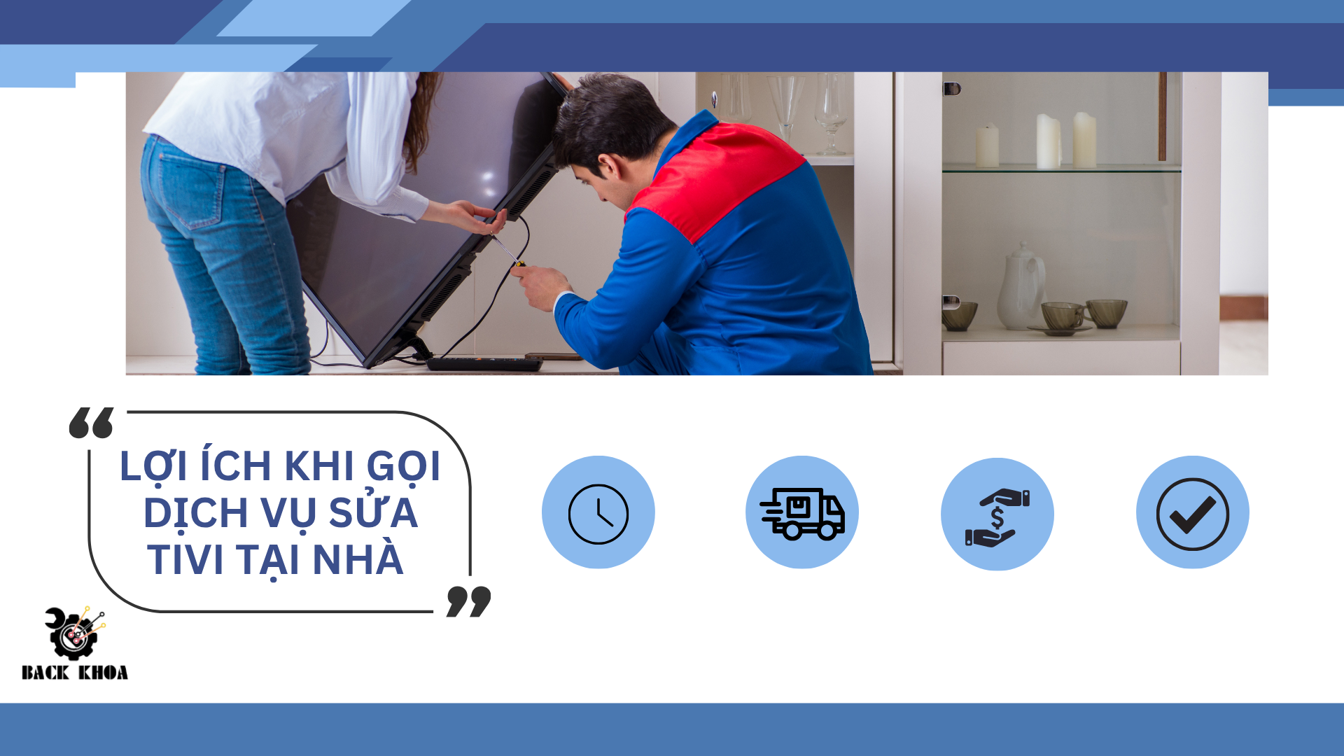 Lợi ích khi gọi dịch vụ sửa tivi tại nhà