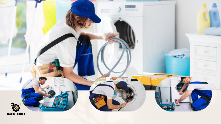 Vệ sinh máy giặt tận gốc tại nhà cùng dịch vụ sửa máy giặt Bách Khoa Thiên Hà