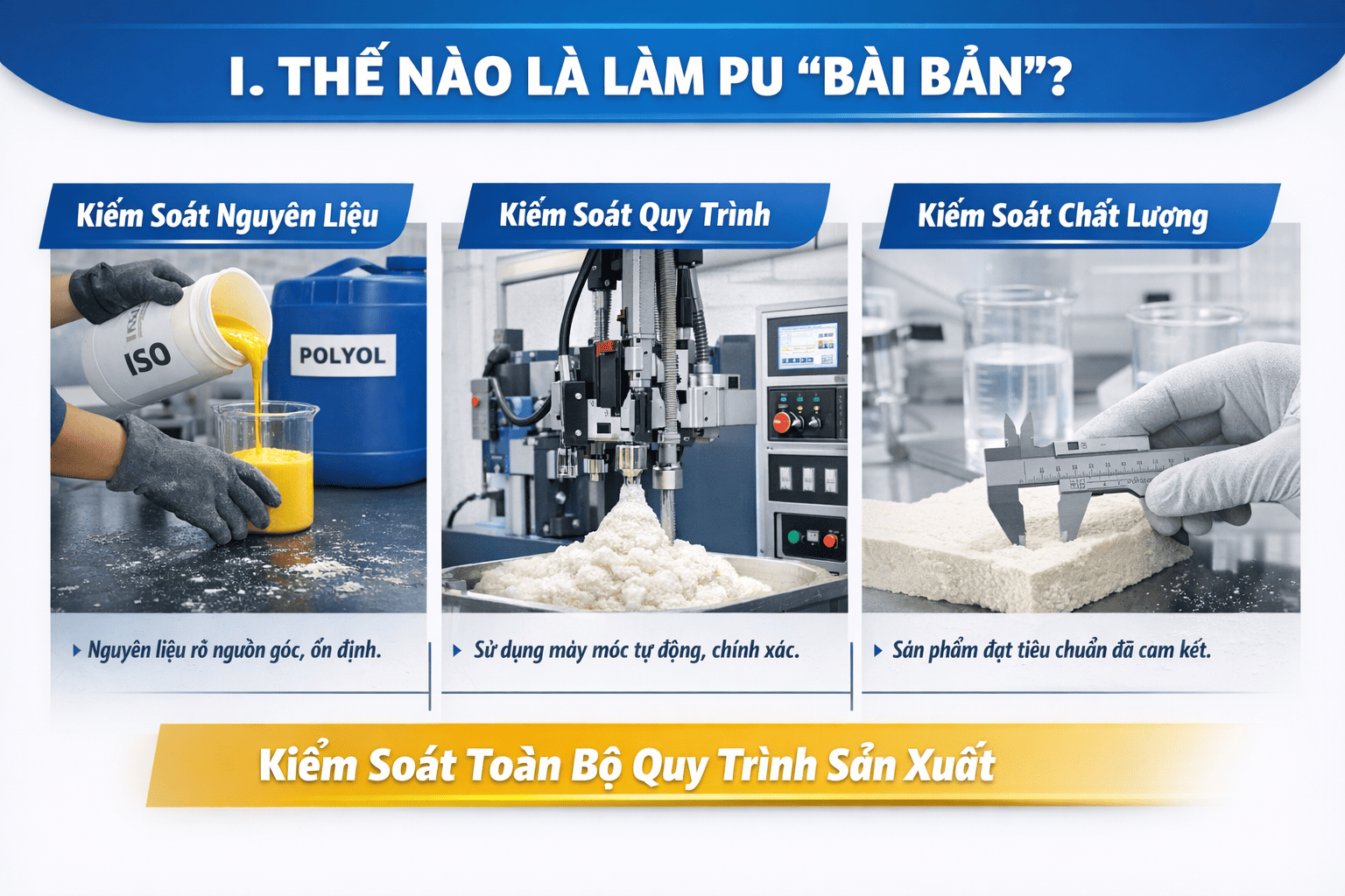 Quy trình sản xuất PU
