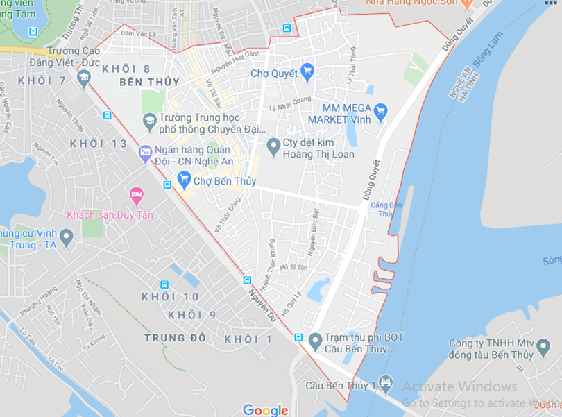 bến thủy, vinh, nghê an 