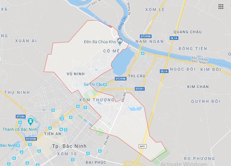 Vũ Ninh, TP Bắc Ninh, tỉnh Bắc Ninh 