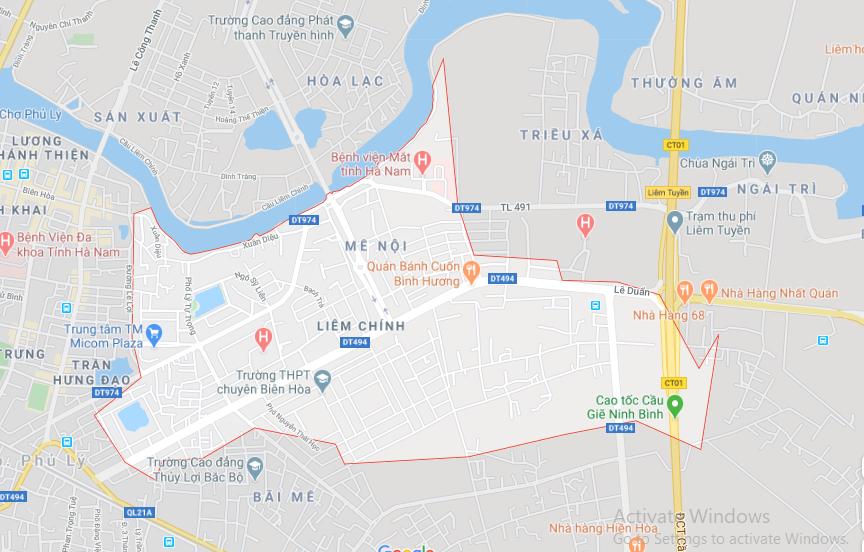 Châu Sơn, tp Phủ Lý, tỉnh Hà Nam