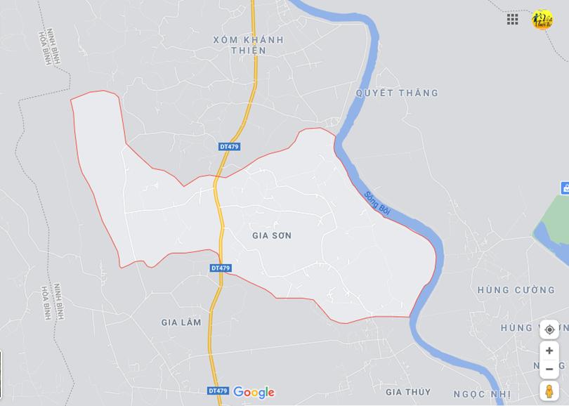 Hình ảnh vị trí địa lý tại Gia sơn, Nho quan, Ninh bình