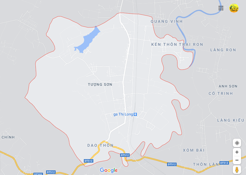 Vị trí địa lý tại Tượng sơn, Nông cống, Thanh hóa