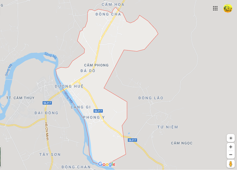 Hình ảnh vị trí địa lý tại Cầm phong, Cẩm thủy, Thanh hóa