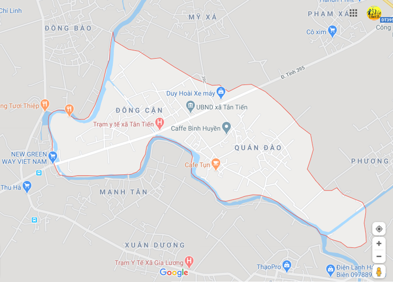 Hình ảnh vị trí địa lý tại Tân tiến, Gia lộc, Hải dương