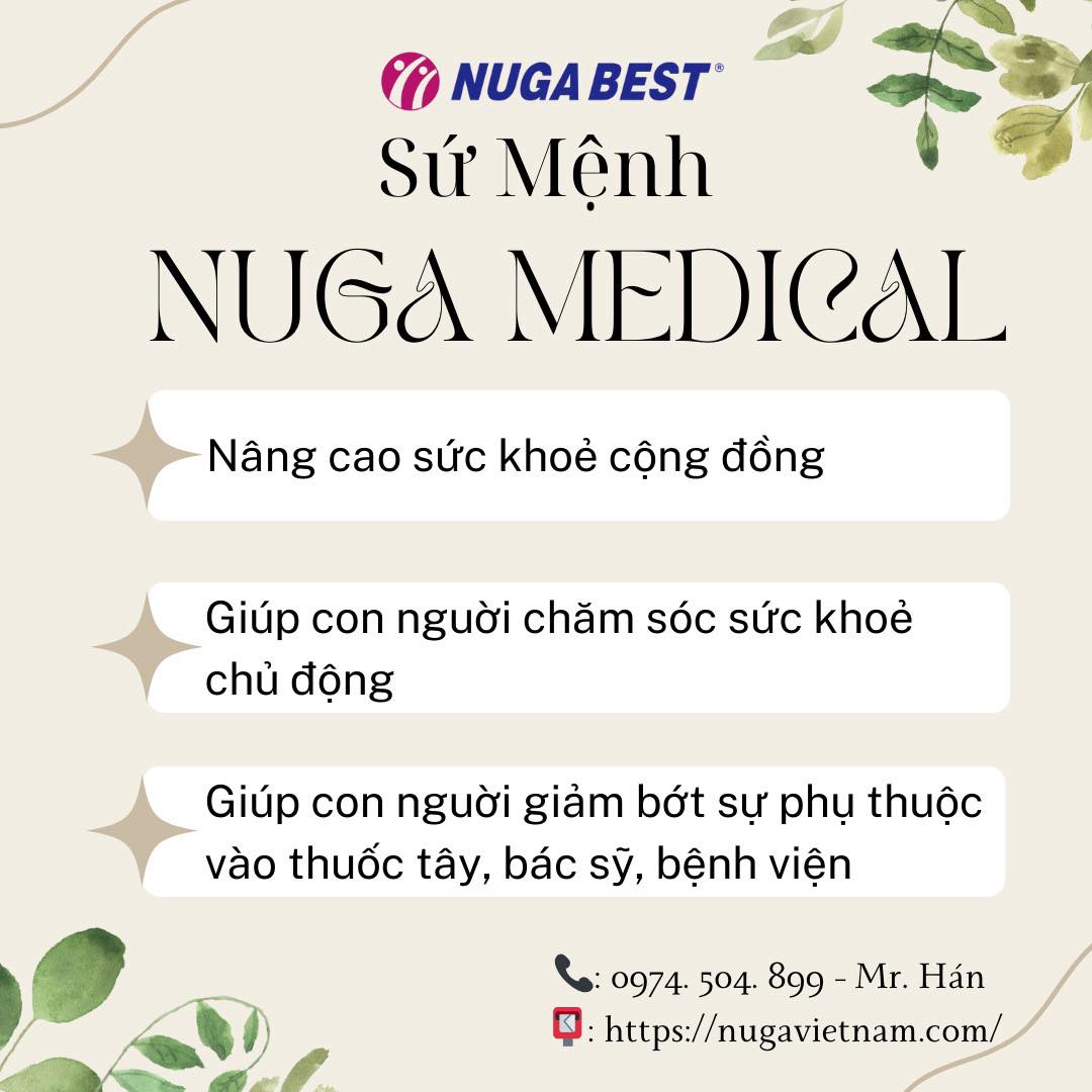 Sứ mệnh vận hành từ tập đoàn Nuga Medical