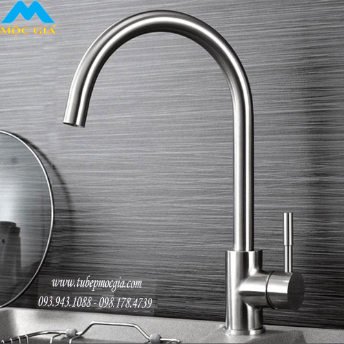 Vòi rửa chén nóng lạnh inox 304