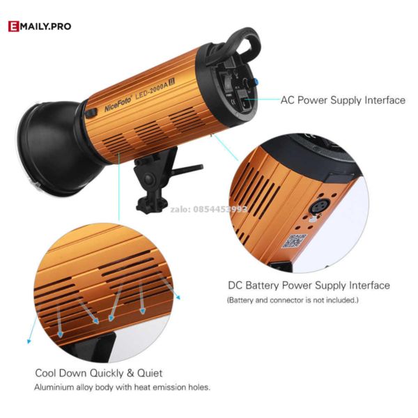 Nicefoto Led 2000A-II Video Light được bán chạy nhất phân khúc 