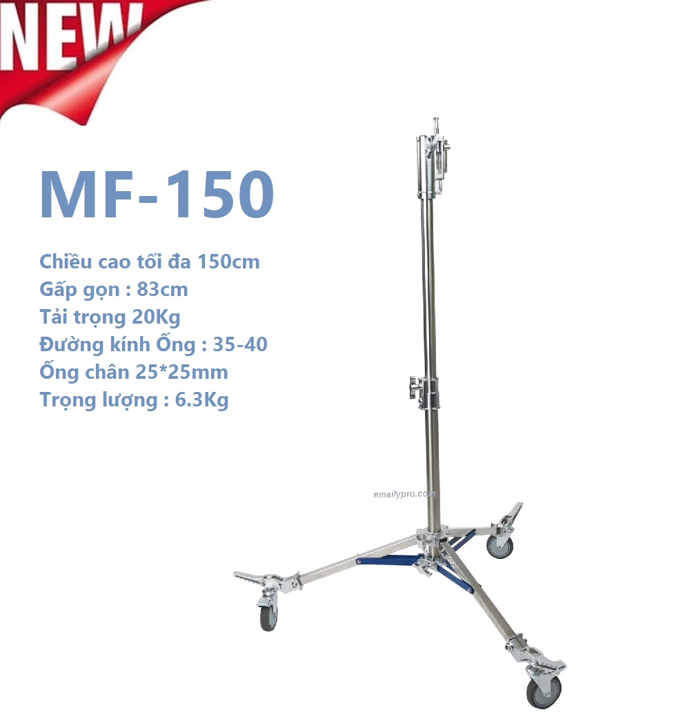 Chân đèn E.PRO LIGHT STAND TẢI TRỌNG CAO MF-PRO 