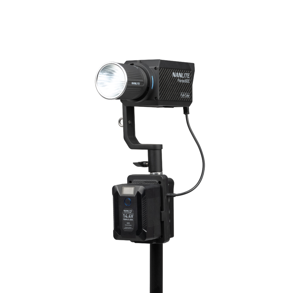 Tay cầm pin NanLite V-Mount cho Nanlite FC Monolight BT-BG-V