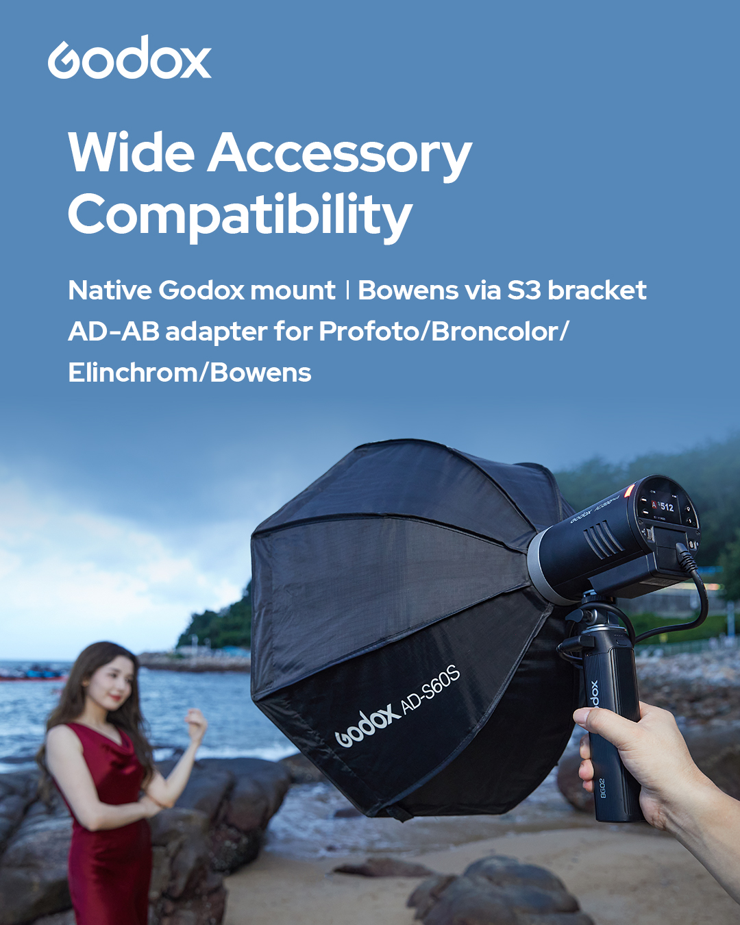 Điểm nổi bật của Godox AD300 Pro II Sức mạnh vượt trội