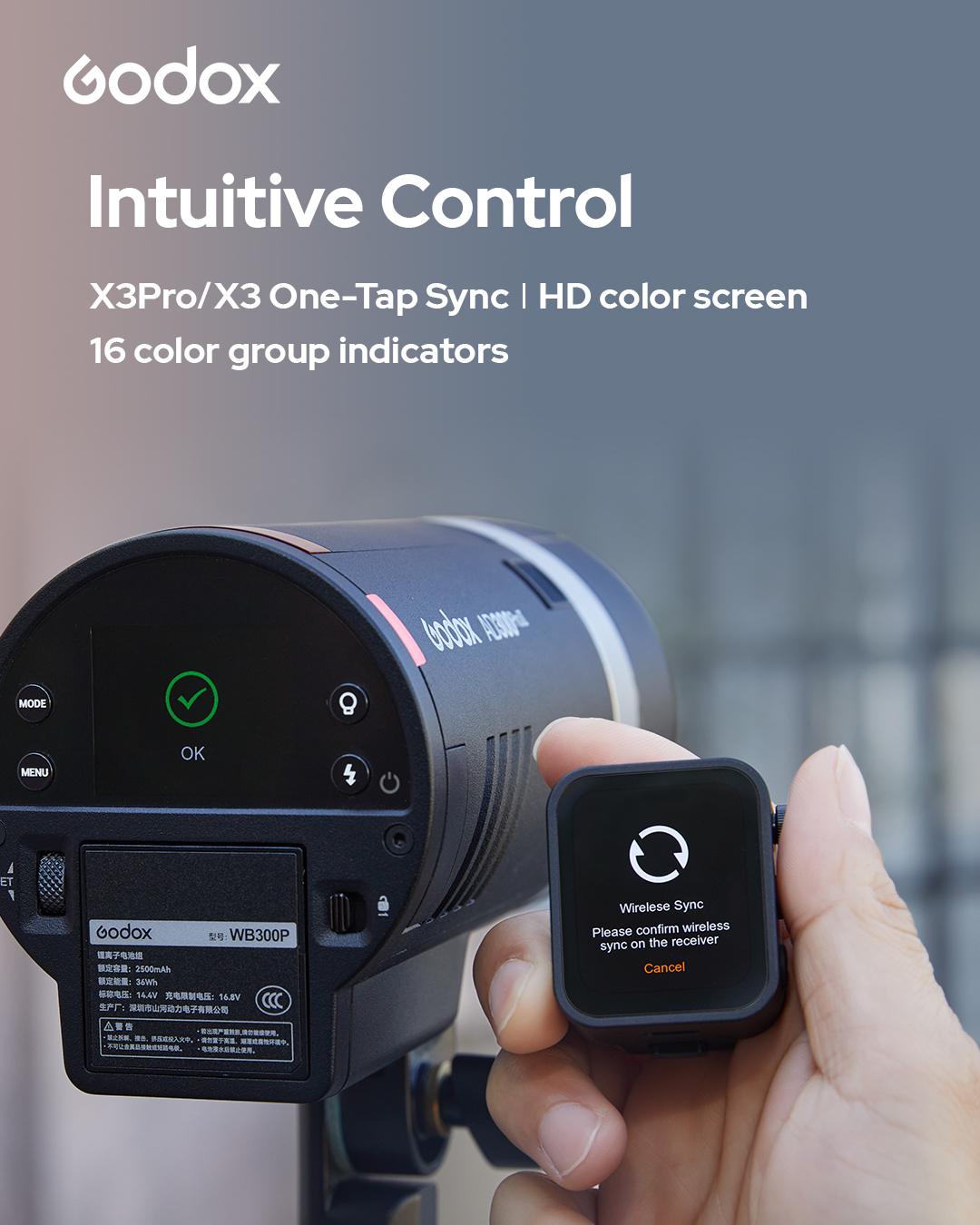 Điểm nổi bật của Godox AD300 Pro II Sức mạnh vượt trội 