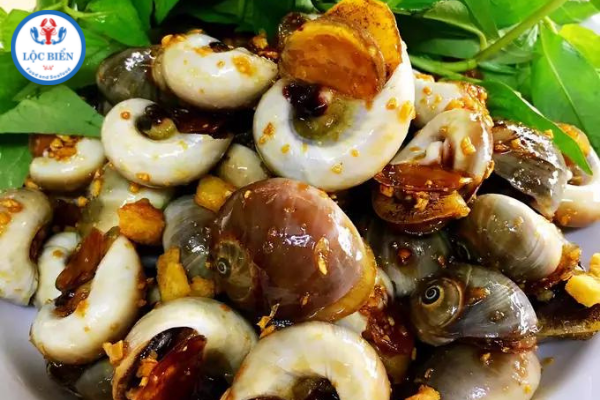 Ốc mỡ xào tỏi ngon chuẩn vị nhà hàng