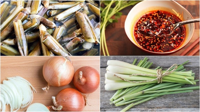 nguyên liệu làm ốc móng tay xào sa tế