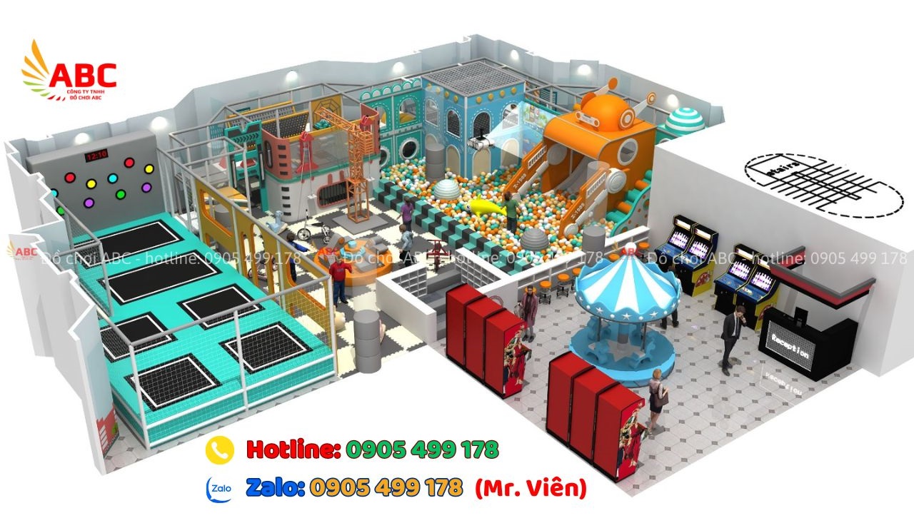 Mô hình khu vui chơi vận động mạo hiểm