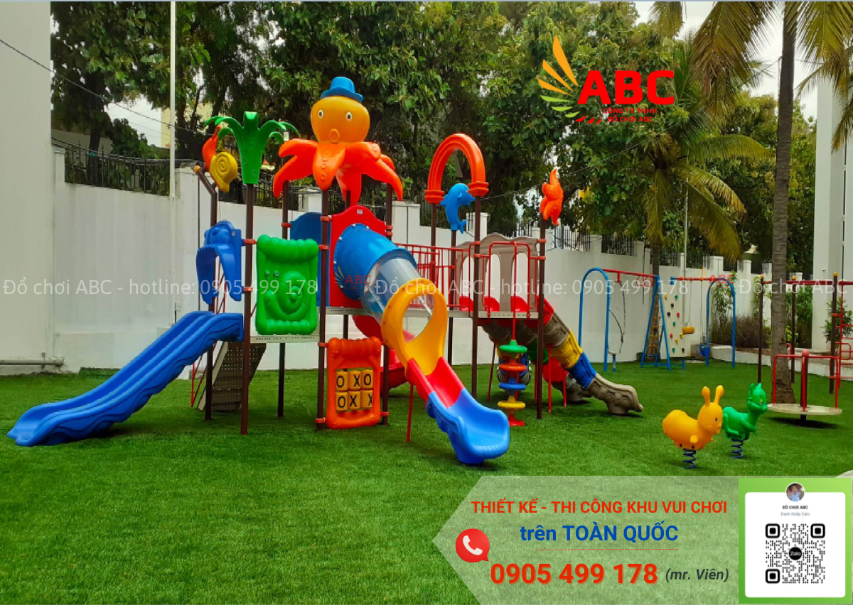 Mẹo chọn mua cầu trượt liên hoàn ngoài trời cho trường mầm non