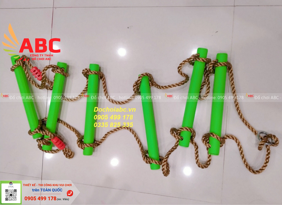 Thang leo dây sasuke đảm bảo an toàn, độ bền cao