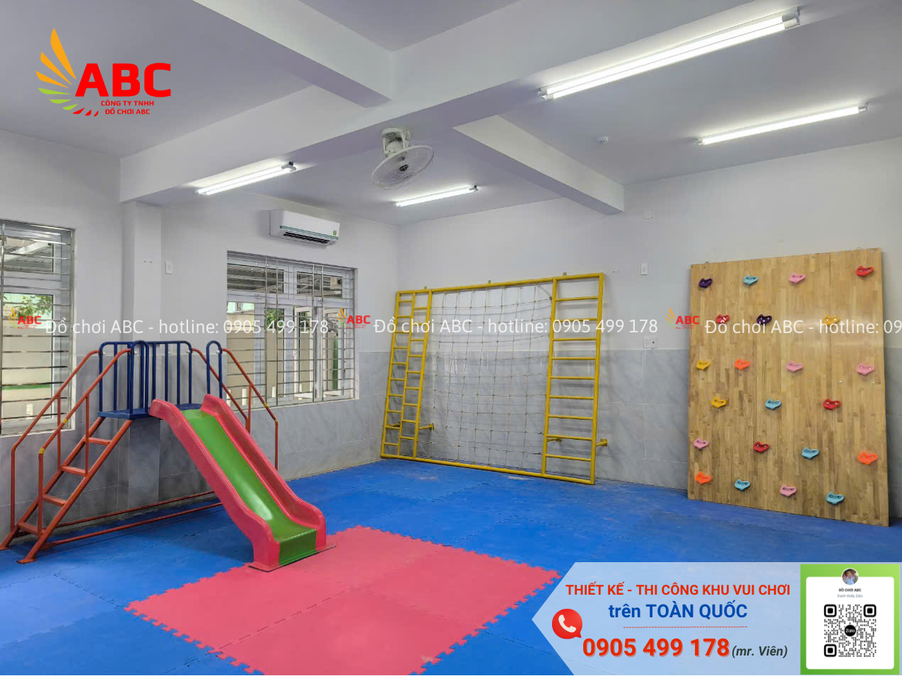 Các thiết bị phòng thể chất mầm non