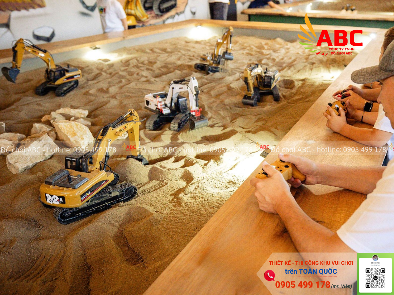 Khu vui chơi “máy xúc” – mô hình hot nhất 2025, thu hút cả người lớn lẫn trẻ em