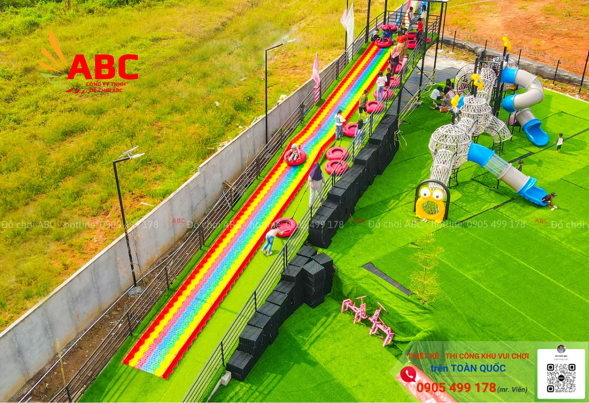 Khu vui chơi kết hợp trong nhà - ngoài trời