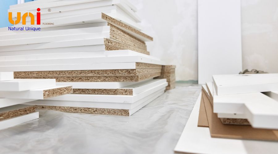 ván mdf trắng