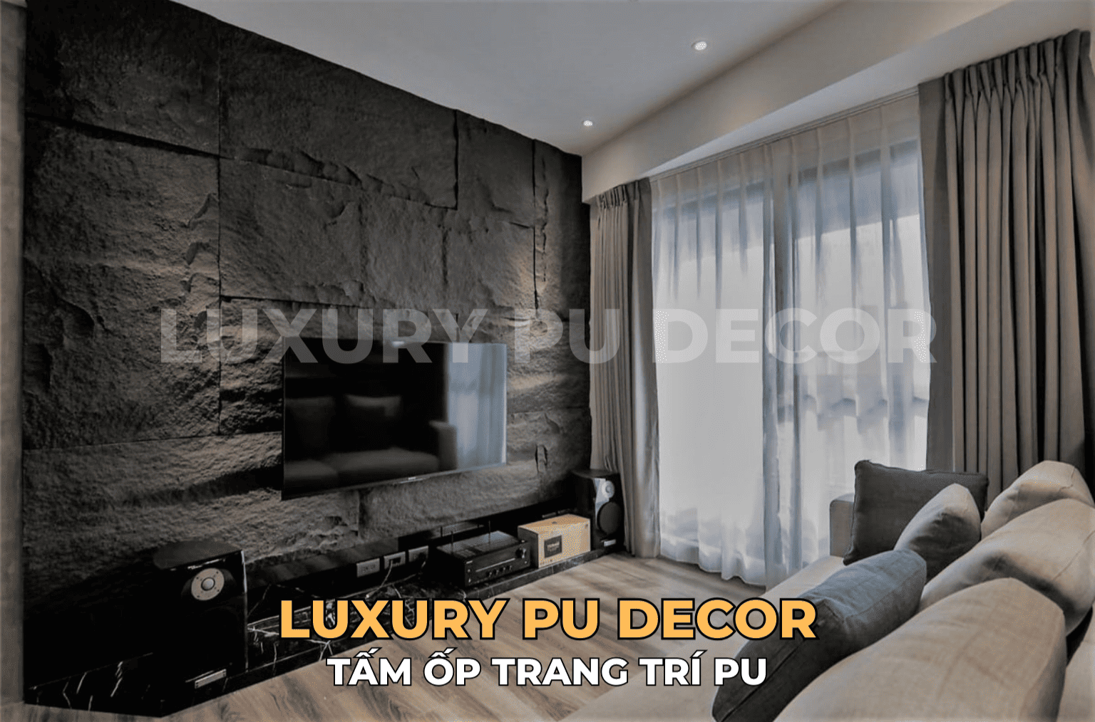 tấm pu giả đá