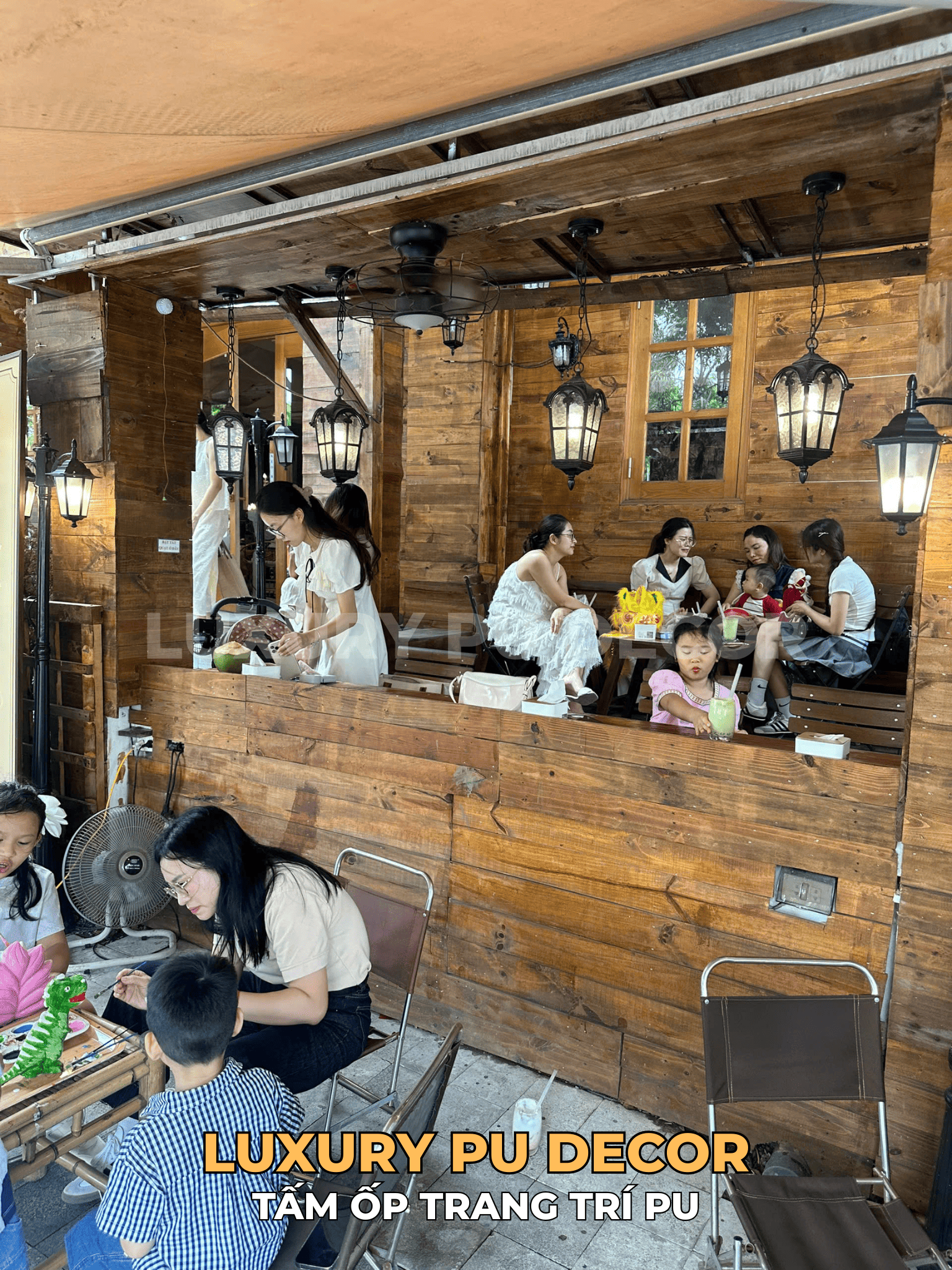 tấm PU giả gỗ