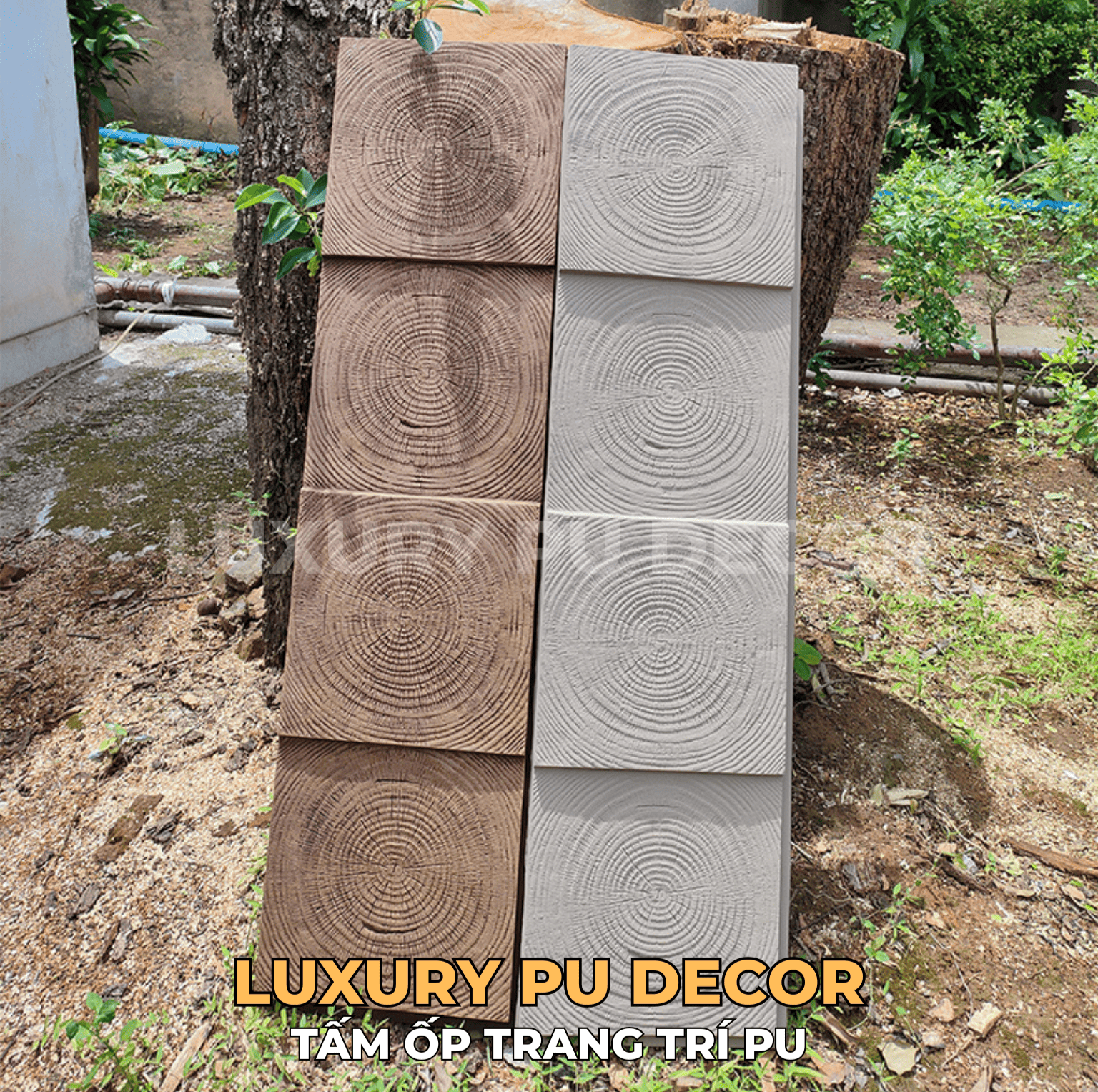 tấm PU giả gỗ thớt