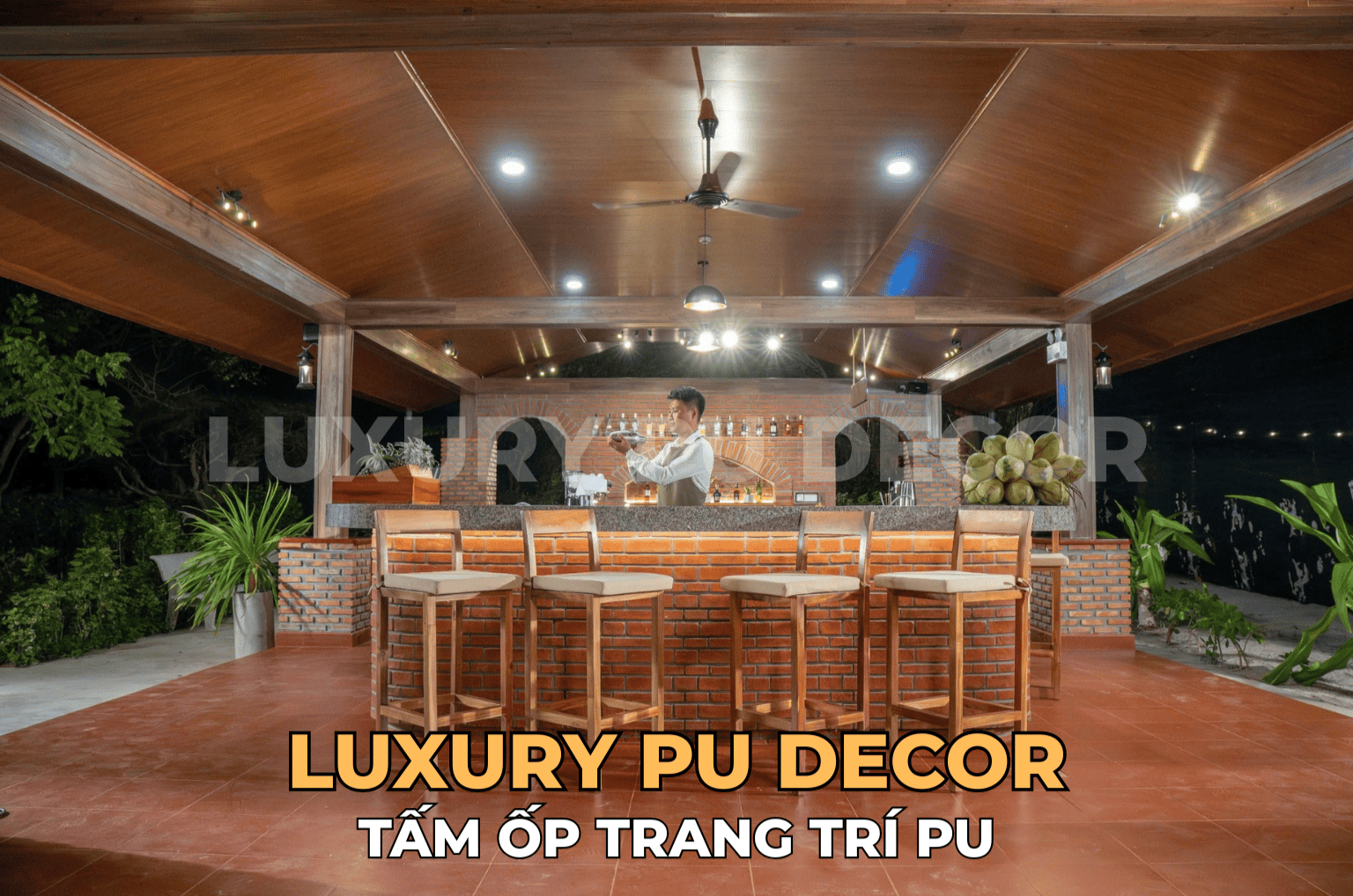 tấm PU giả gạch