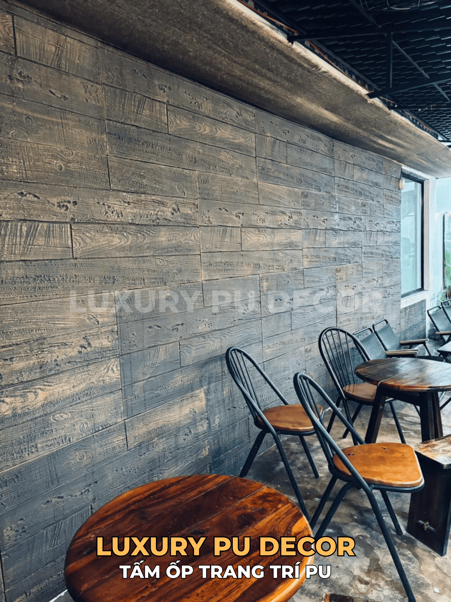 tấm PU giả gỗ siêu mỏng