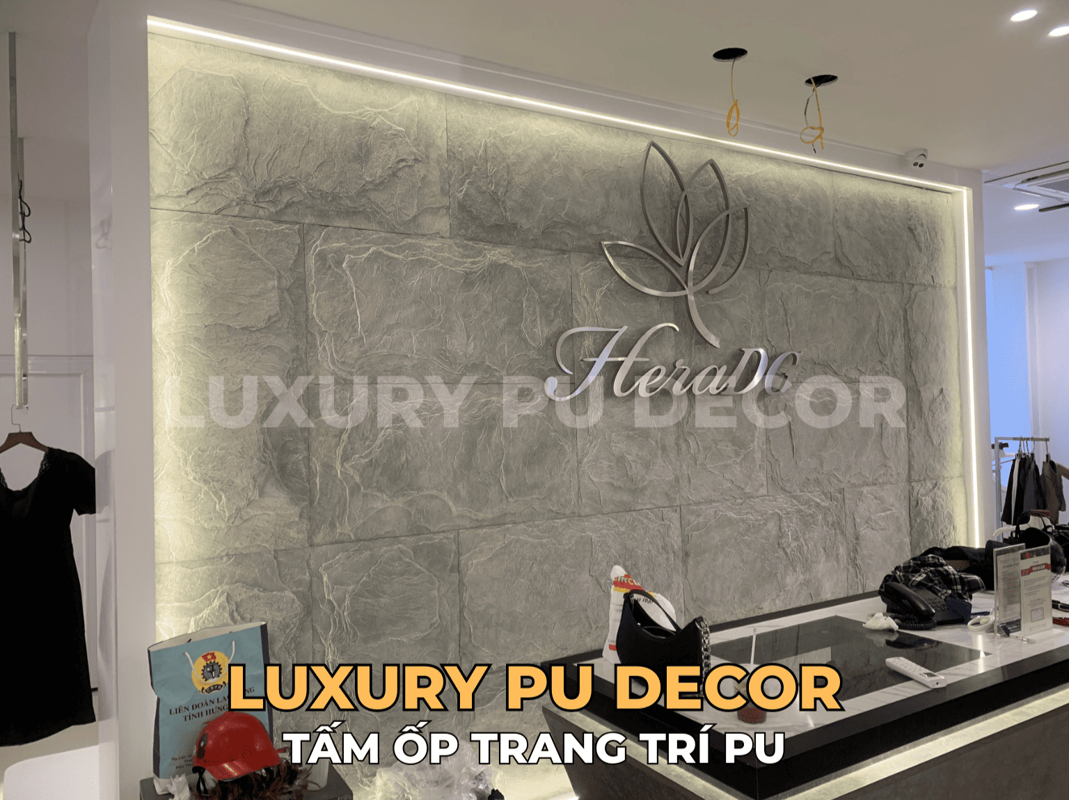 tấm ốp tường PU